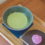 和三盆 恵菓 - 抹茶（まつちや）＋練切（ねりきり）