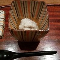 ごだん 宮ざわ - 鱈の白子の蓮蒸し