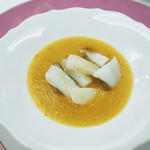 ペレグリーノ - 墨イカのポレンタ