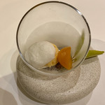 オーベルジュ ド ぷれざんす 桜井 - きんかんとアイス