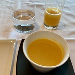 オーベルジュ ド ぷれざんす 桜井 - カボチャのスープ