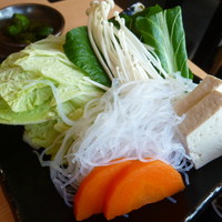 銀座しゃぶ通 マロニエゲート店 - 野菜6種類