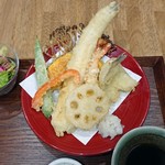 米と天ぷら 悠々 - 特選旬の海鮮天ぷら￥1350別