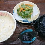 米と天ぷら 悠々 - ミニだし茶漬けセット\450別