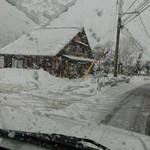 くつきそば 永昌庵 - 車窓からの永昌庵
