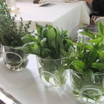 ベージュ アラン・デュカス 東京 - ハーブ