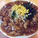 焼肉冷やし麺（普通）大盛は凄いコトに・・・