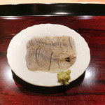 東麻布 天本 - 一回-60度で固めてから戻した生しゃこ