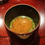 東麻布 天本 - 味噌汁