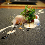 長谷川 稔 - しまあじの燻製