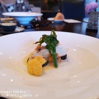 藤右ェ門 栄 - 真鯛と筍のヴァポーレ　柚子味噌ソース