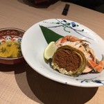 底曳き割烹 もんぜん - 香箱蟹  あ〜ウマ。