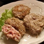 つる来 - ・「塩麹豚のエノキ衣シューマイ」