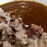 トラットリア バジル - 雑穀米に カレー