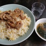 ラーメン大将 - ラーメン大将　肉チャーハン大盛