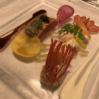 函館大沼 鶴雅リゾート エプイ - 魚介のアンサンブル　クリームチーズソース
