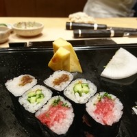 銀座 久兵衛 銀座本店 - 鮪、かんぴょう、カッパ巻