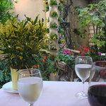 ラブレー - デザートの時にテラス席に移らせてもらいました