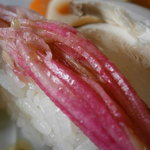 Le さんざ・ぷりゅ - 野菜のお寿司　紅しん大根　アップ