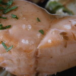 Le さんざ・ぷりゅ - 信州サーモンキノコソース　アップ