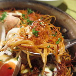 ビキニ ピカール - 表面のパスタはパリパリです