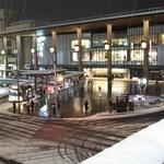 そば処 みよ田 - 雪の長野駅