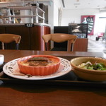 ミュージアム カフェ マルク - パネルが可愛い店内