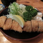 豚八 - ひれかつ定食1300円