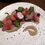 ニド・カフェ - 鯵のマリネと三浦野菜