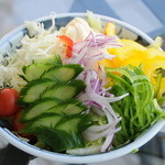 はまゆう - 生野菜サラダ　580円
