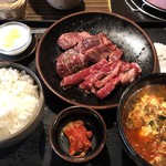 炭火焼肉 七輪房 - 七輪房スペシャルランチ 大盛り ¥1,180-