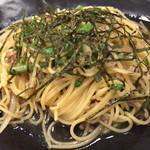 Kohi Tetsugaku - 山菜と粗挽きミンチの和風パスタ