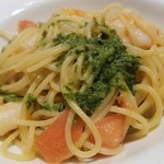 ◆「小エビとフレッシュトマトのジェノベーゼ」