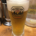 天下一品 - 生ビールはスーパードライ