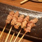 とり焼 番鳥 - 皮塩５本