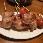 とり焼 番鳥 - 豚バラトマト