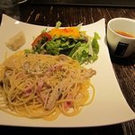 きのこのバターしょうゆスパゲッティプレート