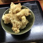 うつ海うどん - 鶏の天ぷら     90円