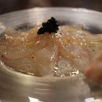 アフレキッチン - 平目のカルパッチョ