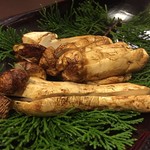 わらび野 - 焼きまつたけ（焼く前）