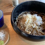 そば舎 あお - 辛味大根とたぬきのかけそば