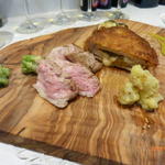 オリヴァヴァ - フランス産仔牛バベットステーキ、チンタネーゼのカツレツ