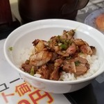 鬼そば 藤谷 - セットの焼豚丼