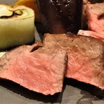 食善 大岡 - 鹿児島黒毛和牛のもも肉のグリル