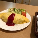 カフェレストランパセリ - オムライスセット  980円