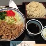 まるいうどん - 肉重セット