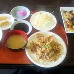 Ryuu fukutei - 油淋鶏ランチと酢豚