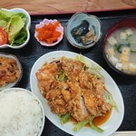 中華食堂 栄耀 - 油淋鶏定食