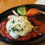 神戸屋レストラン - チーズインハンバーグ
