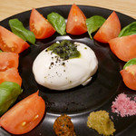 京Apollo食堂 - （撮影 20181230）ブラッティーナと賀茂トマトのカプレーゼ